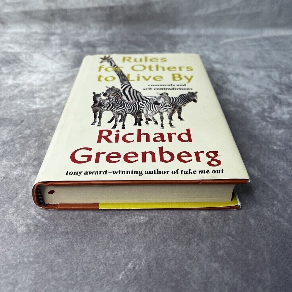 RULES for Others to Live By Richard Greenberg LIKE NEW - Picture 2 of 7